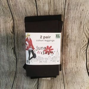 3/$20 🆕NWT (2) pair of cotton leggings. Size XL